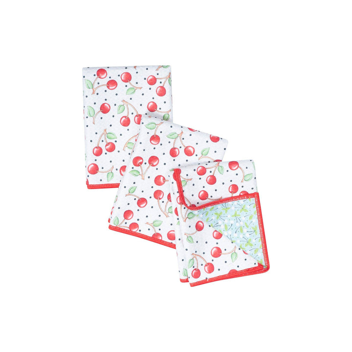 Mighty Mini Towel (Set of 3) Reversible - ME Cherry Harvest: Red
