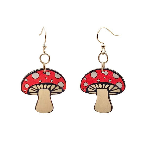 Mushroom Earrings