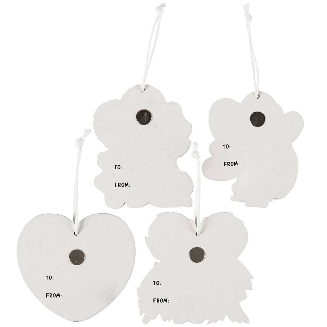 Vintage Valentine Ornament Set
