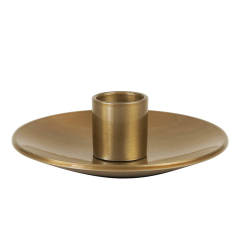 Simplicity Taper Holder: Gold