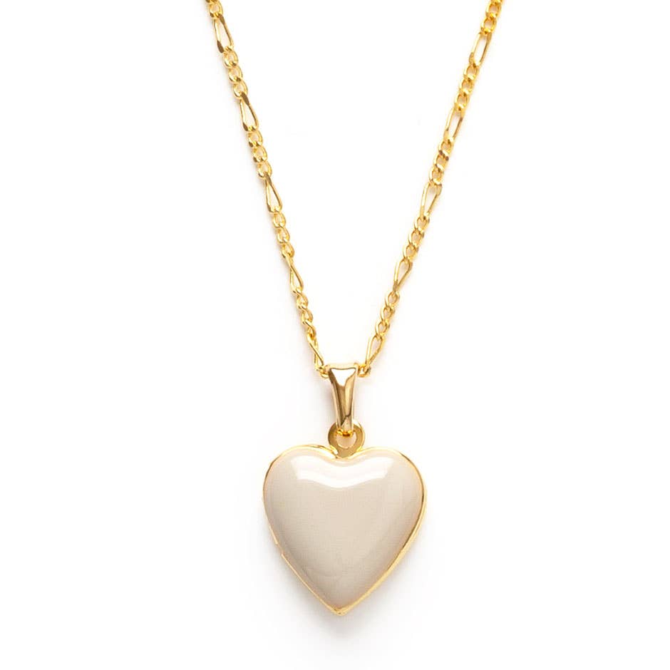 Large Heart Locket Necklace