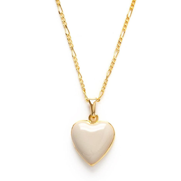 Large Heart Locket Necklace