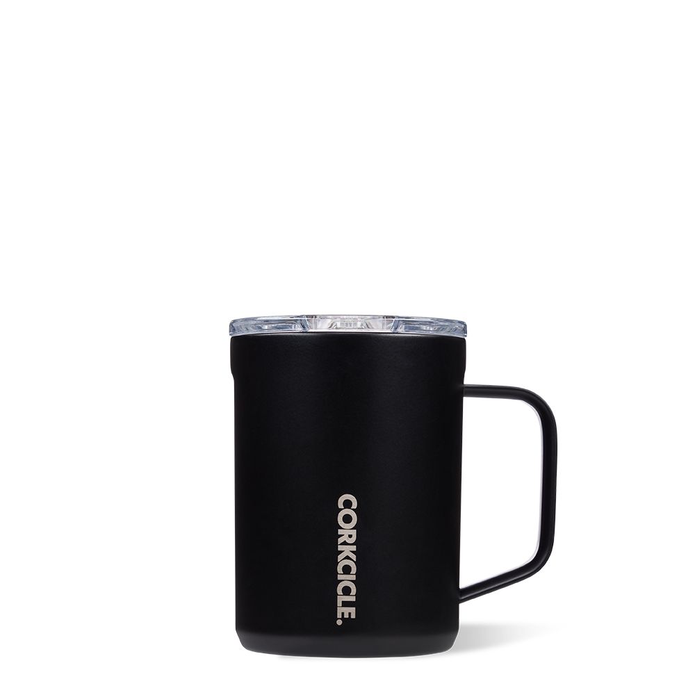 Travel Mug - 16oz Matte Black