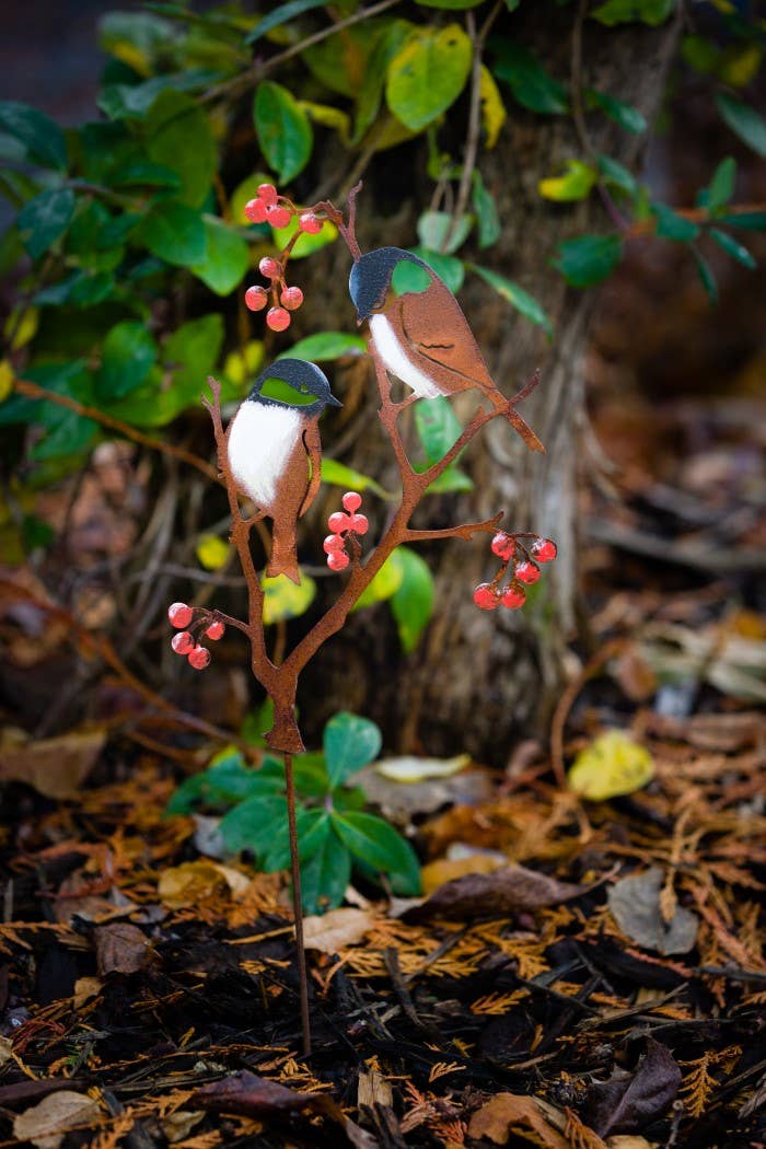 Chickadees &amp; Berries Pick -Painted