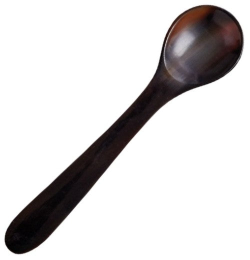 Ankole Cow Horn Carved Caviar Spoon