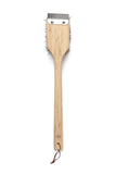 Outset Grill Brush with Beechwood Handle, 18.5" x 3" x 4"