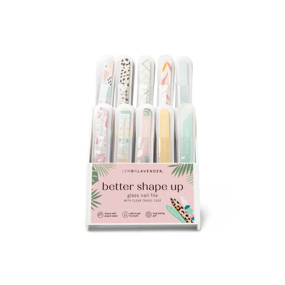 Lemon Lavender Glass Nail File