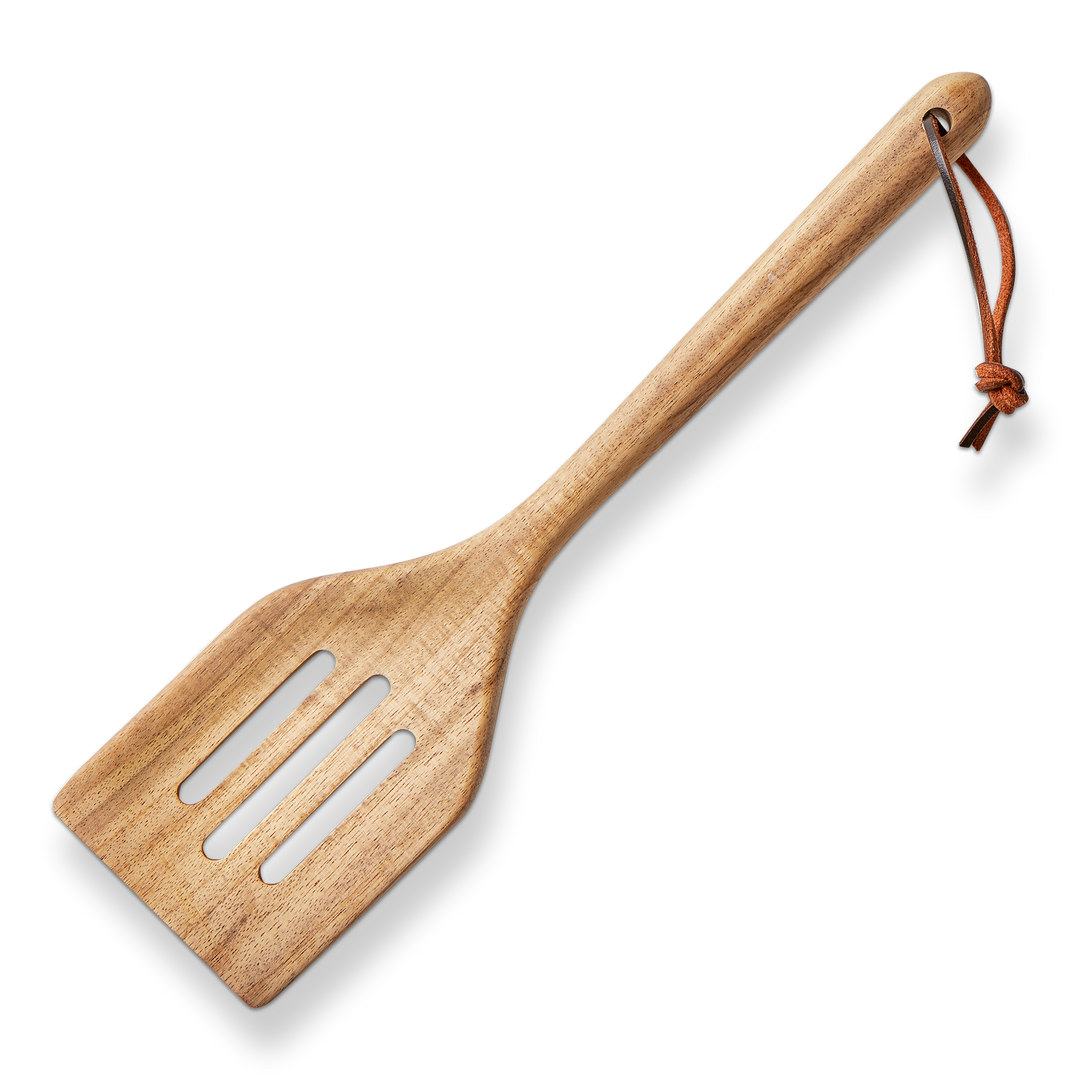 Acacia Wood Slotted Spatula Natural Everyday