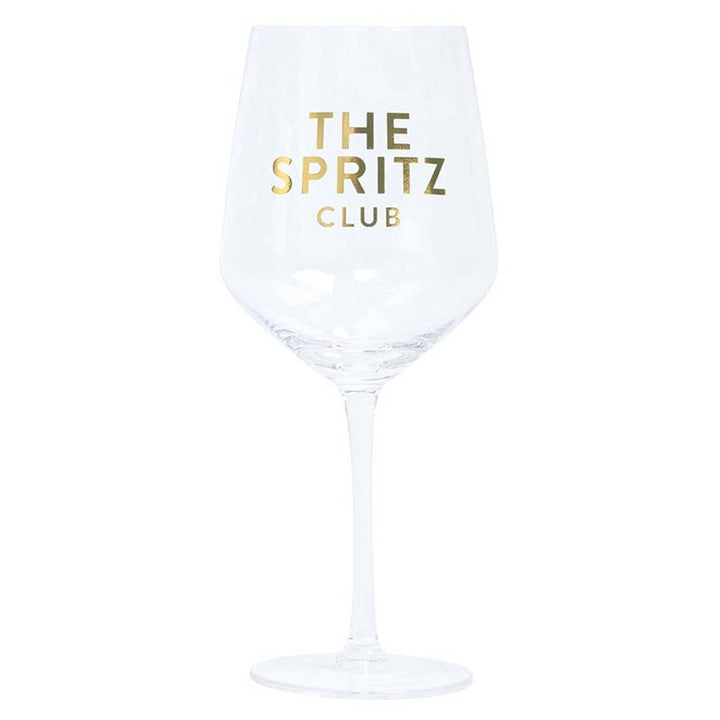 Stemless Wine Glass - The Spritz Club: Hand Wash Only / Glass