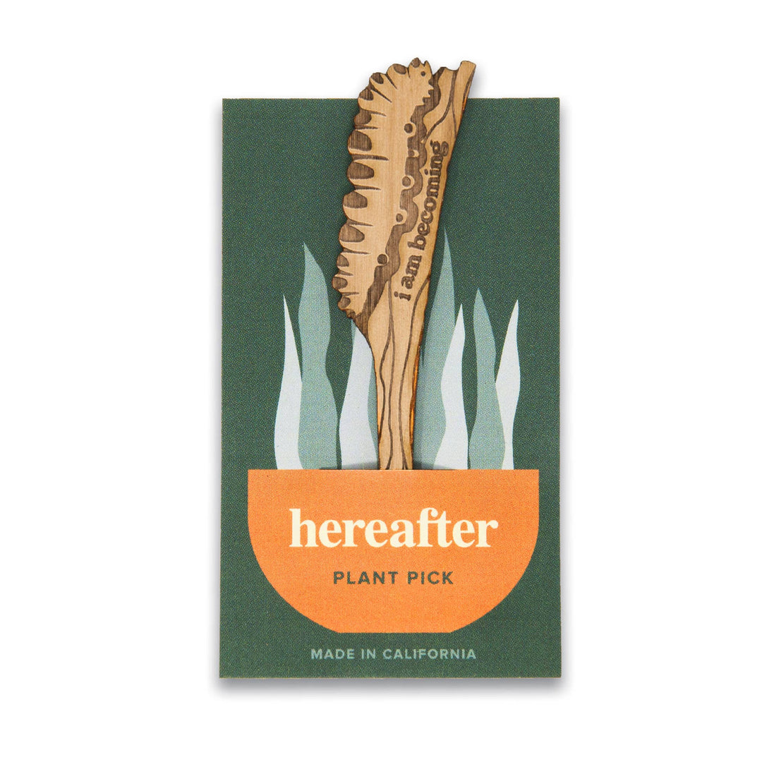 Caterpillar Wood Plant Pick &