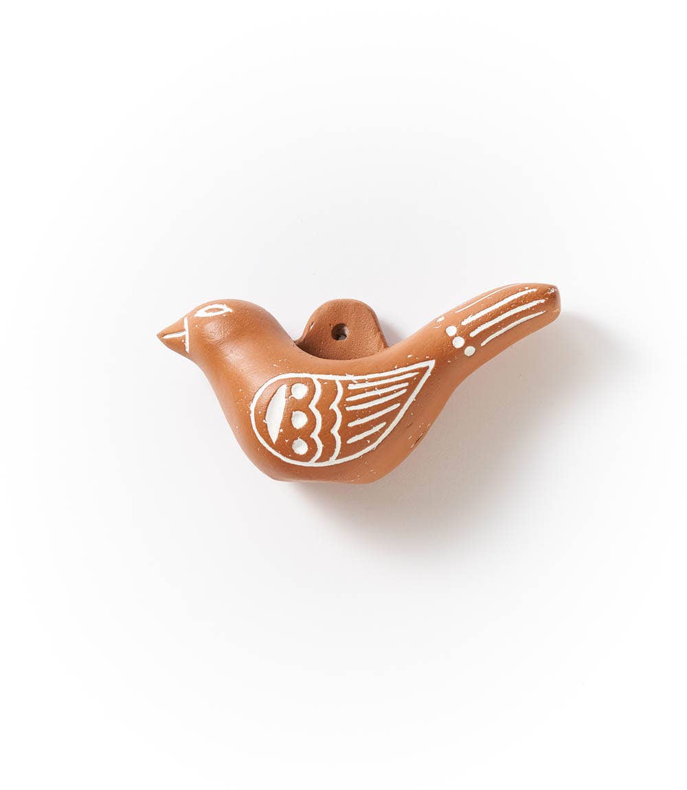 Vasanta Bird Hanging Wall Planter - Terracotta