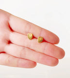Philodendron Gloriosum Plant Studs | Hypoallergenic: Stainless Steel