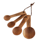 Face to Face Wood Measuring Spoons - Just A Spoonful: Material