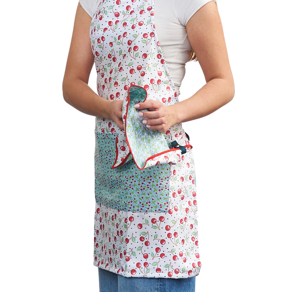 Attach and Go Apron- ME Cherry Harvest: Red