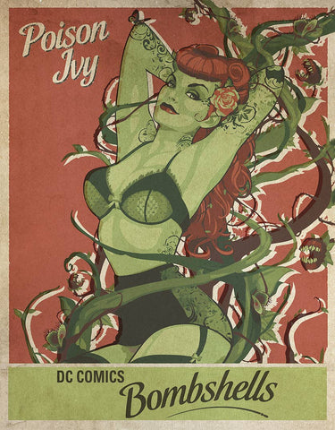 Poison Ivy Tin Sign
