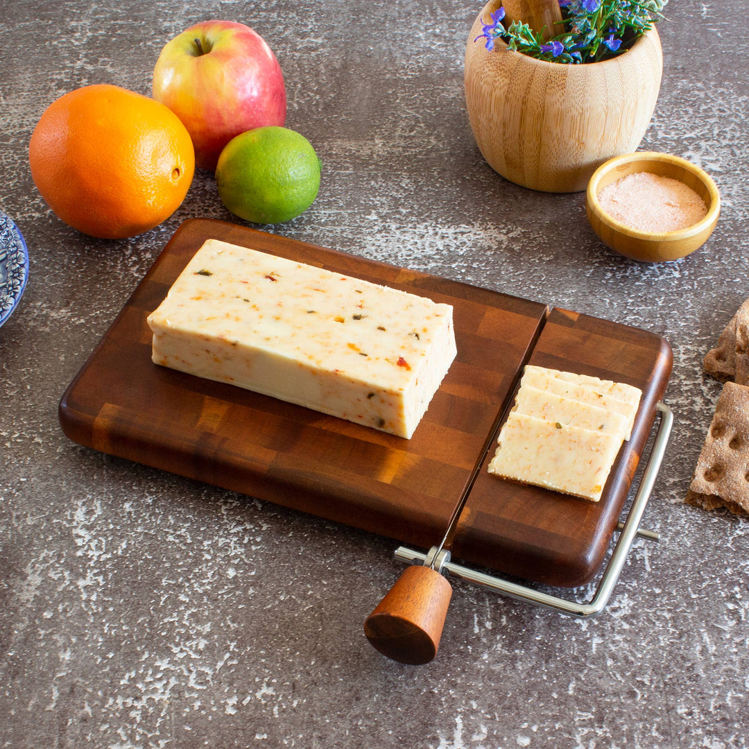 Rock &amp; Branch® Acacia Charcuterie Board with Cheese Slicer