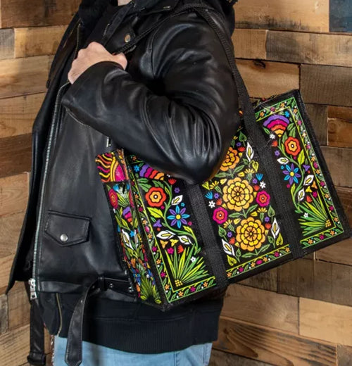 Flower Fest Shoulder Tote