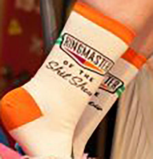 Ringmaster Of The Shit Show Socks