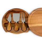 Acacia Cheese Board and Tools Set