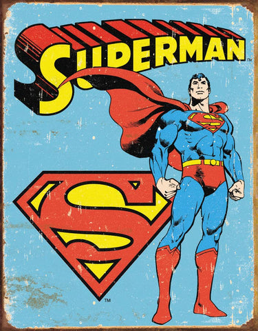 Superman - Retro Tin Sign