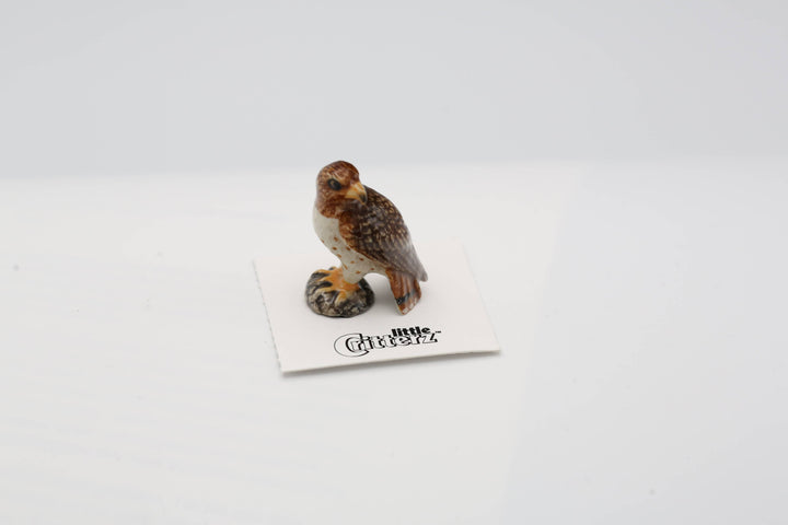 Buteo Red Tail Hawk Porcelain Miniature
