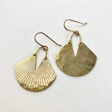 Handmade Truffle Earrings: Silver Finish