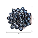 Ceramic Faux Flowers Succulents For Tabletop Or Wall Hangin: Peony Orange