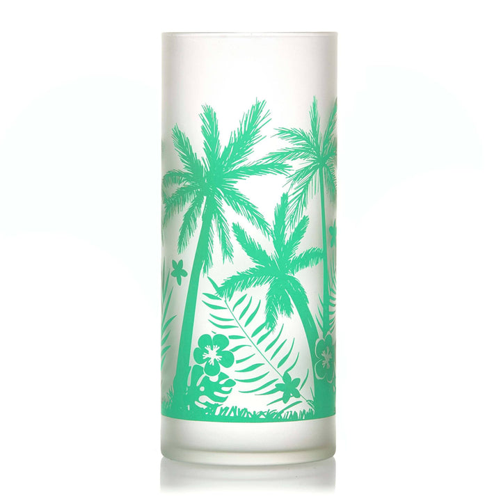 Libbey Vintage Palm Trees Cooler Glasses