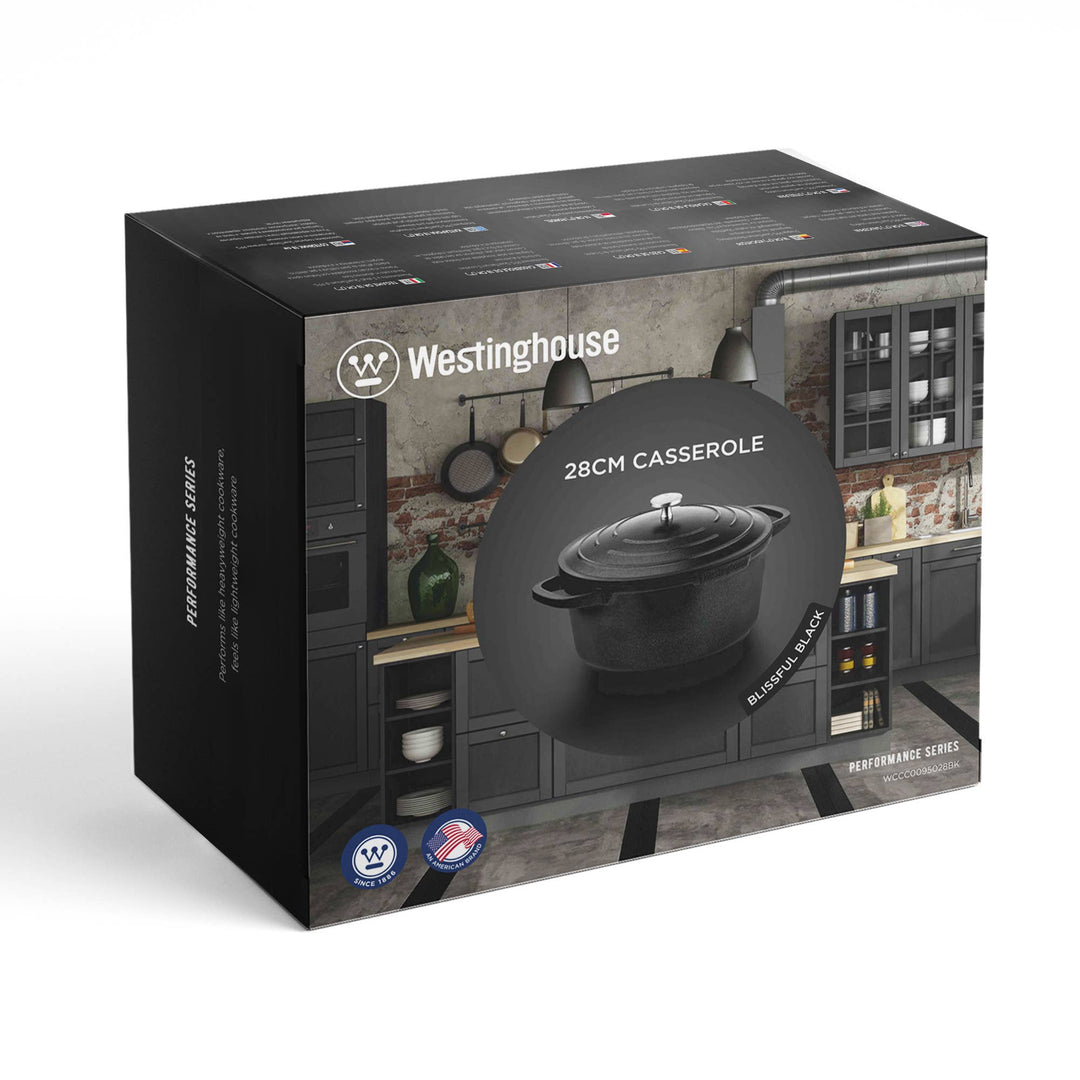 Westinghouse 11-Inch Casserole with Lid - Performance Series: Blue