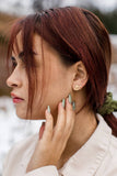 Mini Gold Sunburst Stud Earrings