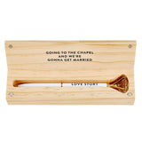 Wood Box with Gem Pen - Love Story