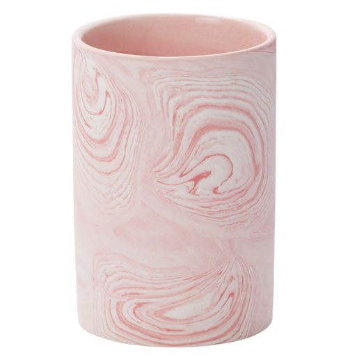Pink Marbleized Vase