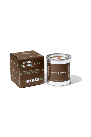Tobacco + Vanilla | Coconut-Soy Wax Candle : Mini Cotton Wick
