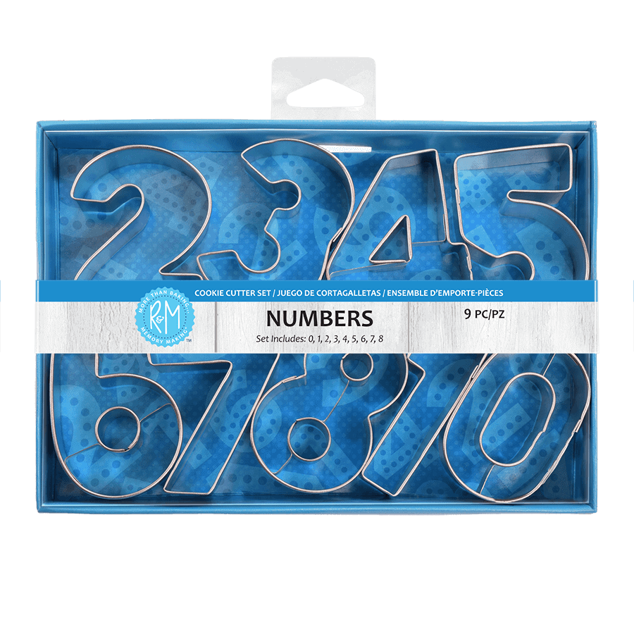 Number 9 PC Cookie Cutter Set