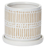 Linden Pot with Saucer - Small
