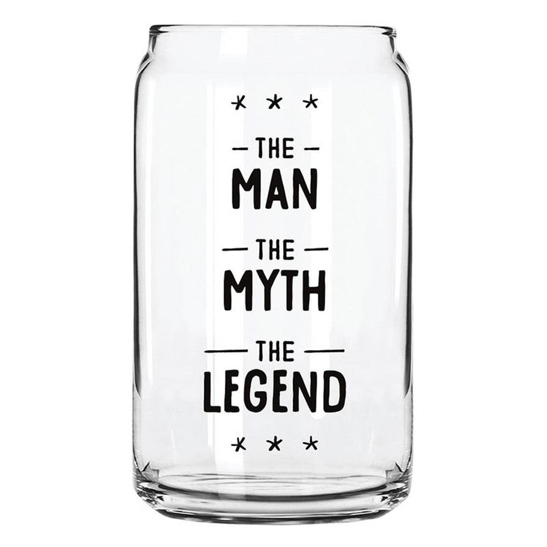 Beer Glass - Man Myth Legend: Material