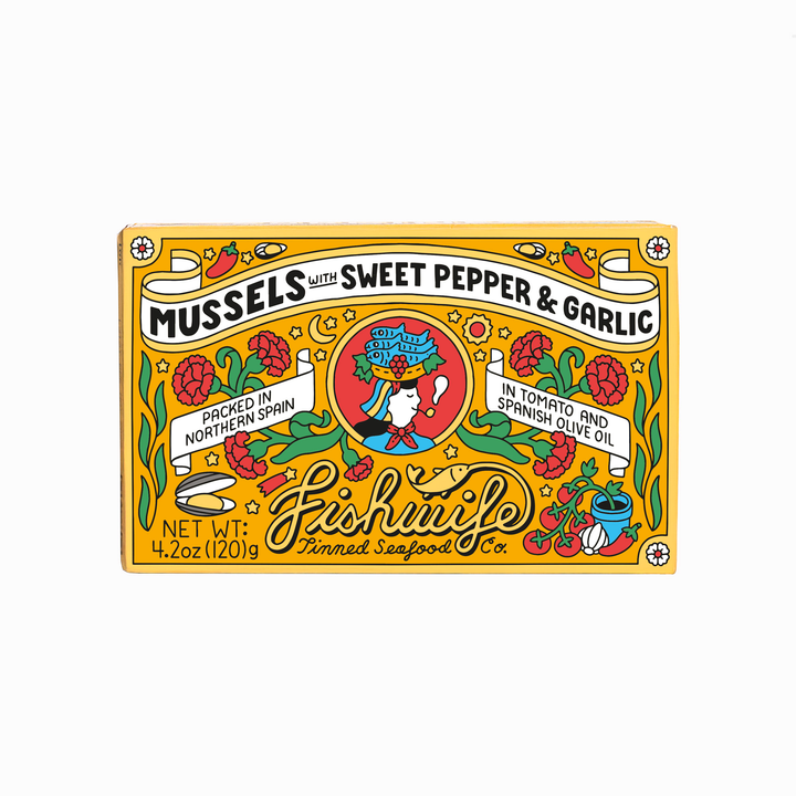 Mussels with Sweet Pepper &amp; Garlic