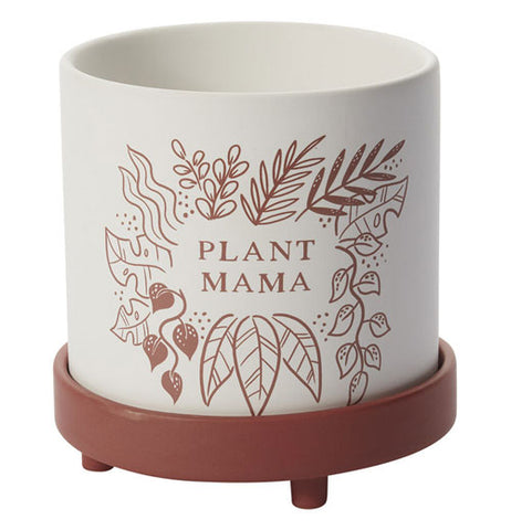 Plant Mama with Saucer