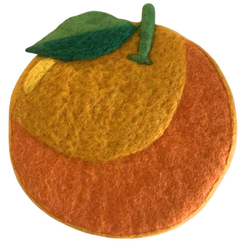 Wool Trivet - Orange: Orange