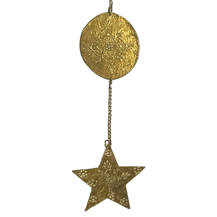 Sun, Moon &amp; Star String Garland Suncatcher