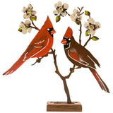 Cardinals on Dogwood - Painted