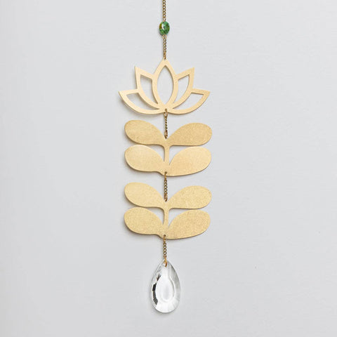 Suncatcher - Lotus/African Turquoise