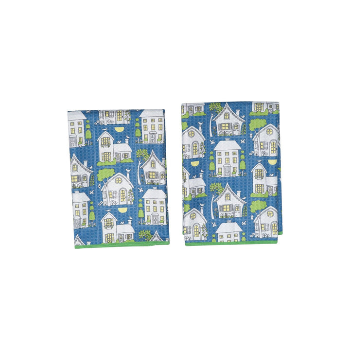 Double Duty (set of 2) Reversible - ME Twilight Cottages: Denim