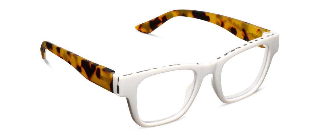 Bernadette (Blue Light): White/Tokyo Tortoise / Reading / 2.00