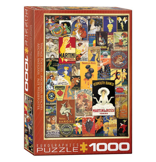 Vintage Posters 1000-Piece Puzzle