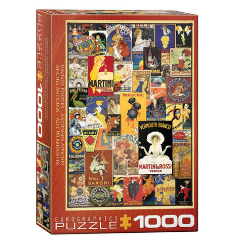 Vintage Posters 1000-Piece Puzzle