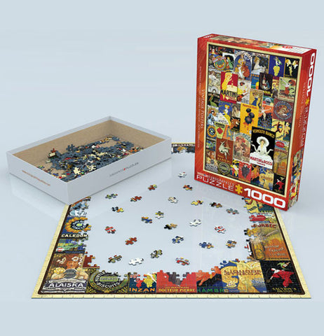 Vintage Posters 1000-Piece Puzzle