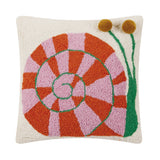 Snail's Pace w/Pom Pom Eyes Hook Pillow - Elizabeth Olwen