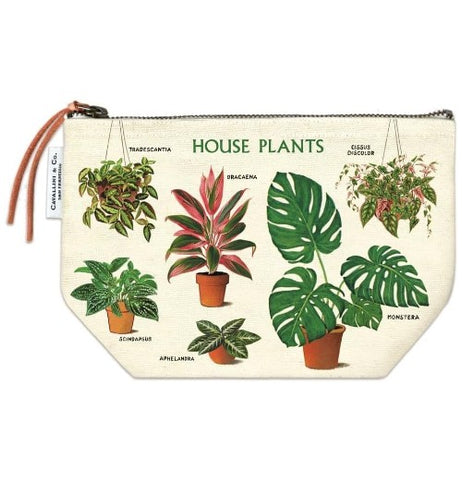 House Plants Vintage Pouch