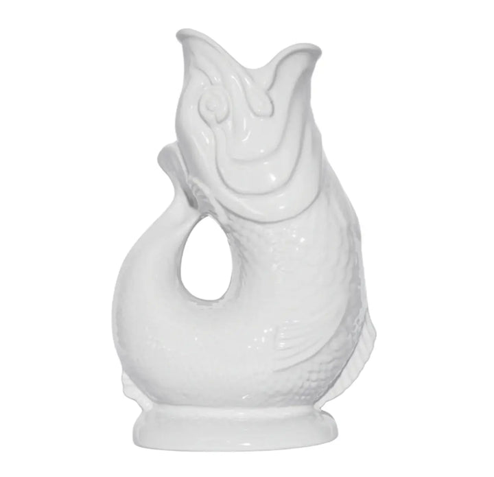 White Gluggle Jug: Extra Large